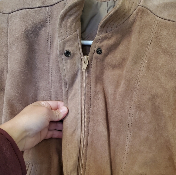 Vintage Brown Bomber Jacket - Picture 2 of 9